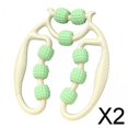thumbnail image 1 of 2x ador de Piernas Y Brazos, Equipo de Culturismo, Cuello para Mujeres, Rodillo Muscular de 9 Ruedas 2 piezas, 1 of 2
