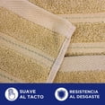 thumbnail image 3 of Toalla de Medio Baño 6 Piezas 100% Algodón Beige Hokins 70x140, 3 of 7