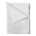 thumbnail image 2 of Neutral Color Soft Flannel Fleece Blanket, Simplistic Design of Straight Lines Vertically Arranged Composition, Cozy Plush for Indoor and Outdoor Use, 70" x 90", Pale Grey and Pearl, by Ambesonne, 2 of 5