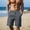 Dark Gray-A, variant on Men's Cotton Linen Cargo Shorts Summer Casual Elastic Waist Drawstring Lightweight Beach Vacation Shorts with Pockets White