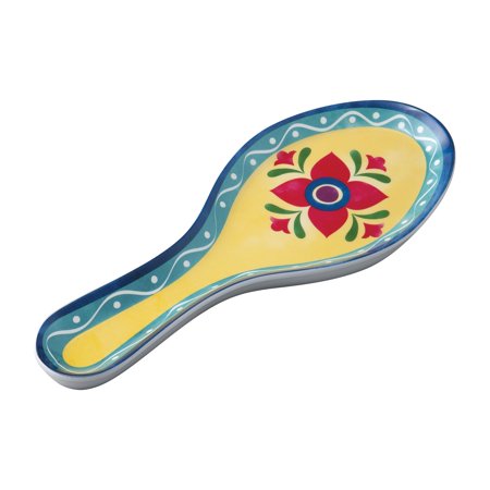 

Gourmet Art Melamine Spoon Rest/Spoon Holder (Fiesta Floral)