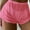 Pink, variant on YangJinLian See Through Pajama Shorts for Women Drawstring Side Mesh Sheer Beach Summer Cover Up Shorts Bikini Bottoms White