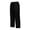 Black, variant on Elastic Waist Pants for Women , Linen Loose Straight Capris, Casual Summer Daily Wear,Black,3XL