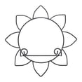 thumbnail image 1 of Shisuyan Metal Display Rack Black 1Set 13X13X1.8In, 1 of 8
