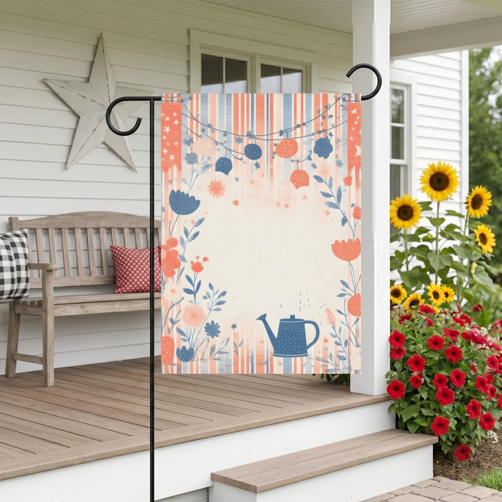 250th Anniversary USA Garden Flag 28x40" 250 Flags for Outside Patriotic Porch Decor