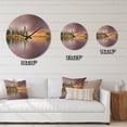 thumbnail image 4 of Designart 'Panorama Hong Kong at Twilight ' Industrial Wood Wall Clock, 4 of 5