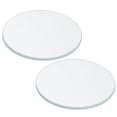 thumbnail image 1 of Unique Bargains 2.01x0.08' Dia Flashlight Glass Lens, 2 Pcs Polished Edge Glass Lens, Transparent, 1 of 5