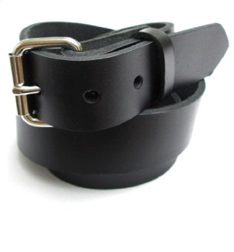Men's Synthetic Belt Black 1'' Wide Size 34 Box042 
