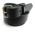 thumbnail image 1 of Heavy Duty Black Mens Leather Belt 1 1/4" Wide Size 42, 1 of 2