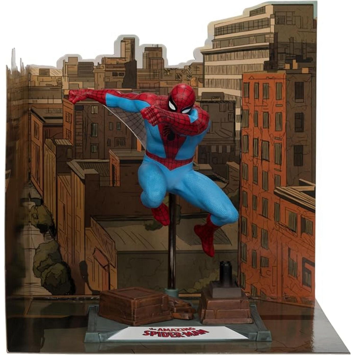 Spider-Man (Spider-Man #6)  Posed Figure w/Scene