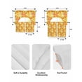 thumbnail image 5 of Orange Flowers Swag Curtains for Living Room/Bedroom Windows, Vintage Floral Country Rustic Pastoral Kitchen Curtains and Valances Set 36 Inch Length, Light Filtering Swags Valance Curtain Panels, 5 of 5