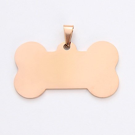 Etiqueta Personalizada Para Perros Y Gatos Nombre De Acero Inoxidable Etiquetas De Identificación Grabadas Para Collar De Perro Anti-Pérdida De Placa Colgante Para Pitbull Labrador Gao Jiahui unisex