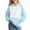 Sky Blue, variant on KAUOD Girls Cotton Hoodies Cute Thick Pullover Hoodie Sweatshirts Teen Youth Long Sleeve Preppy Fleece Sweatshirts Tops