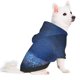 thumbnail image 2 of Balery Retro Blue Glitter Sudadera con Capucha para Perros Pequeños – Ropa para Mascotas, Disfraz para Perros y Gatos, Ideal para Fiestas y Cosplay-Large, 2 of 7