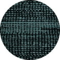thumbnail image 1 of Ahgly Company Tapis Rond Abstrait Noir pour Intérieur, 5 Pieds Rond, 1 of 6