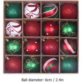 thumbnail image 5 of Bolas de Decoración navideña YUANXCMXG 16 Uds 6 cm, 5 of 5