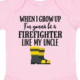 thumbnail image 4 of Inktastic Future Firefighter Like My Uncle Boys or Girls Baby Bodysuit, 4 of 5