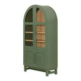 Better Homes & Gardens Juliet Kitchen Rounded Arch Cabinet, Deep Green Finish - Walmart.com