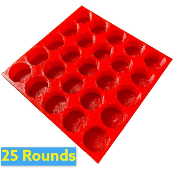 12 Gauge 25 Shotshell Reloading Block Tray