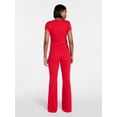 thumbnail image 2 of No Boundaries Rib Tee and Pants Sleep Set, 2-Piece, Women's XXS-3X, 2 of 4