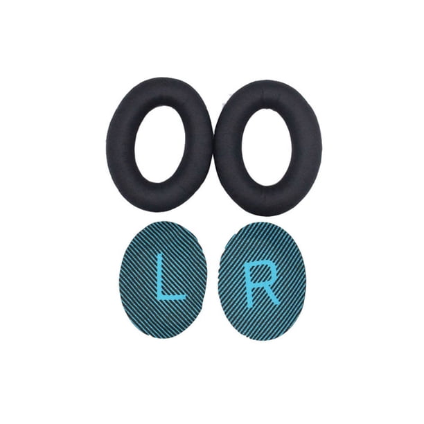 Cateissary 1 par de almohadillas para los oídos, almohadillas para los oídos, accesorios para auriculares, funda de repuesto para auriculares Relojes inteligentes Azul negro