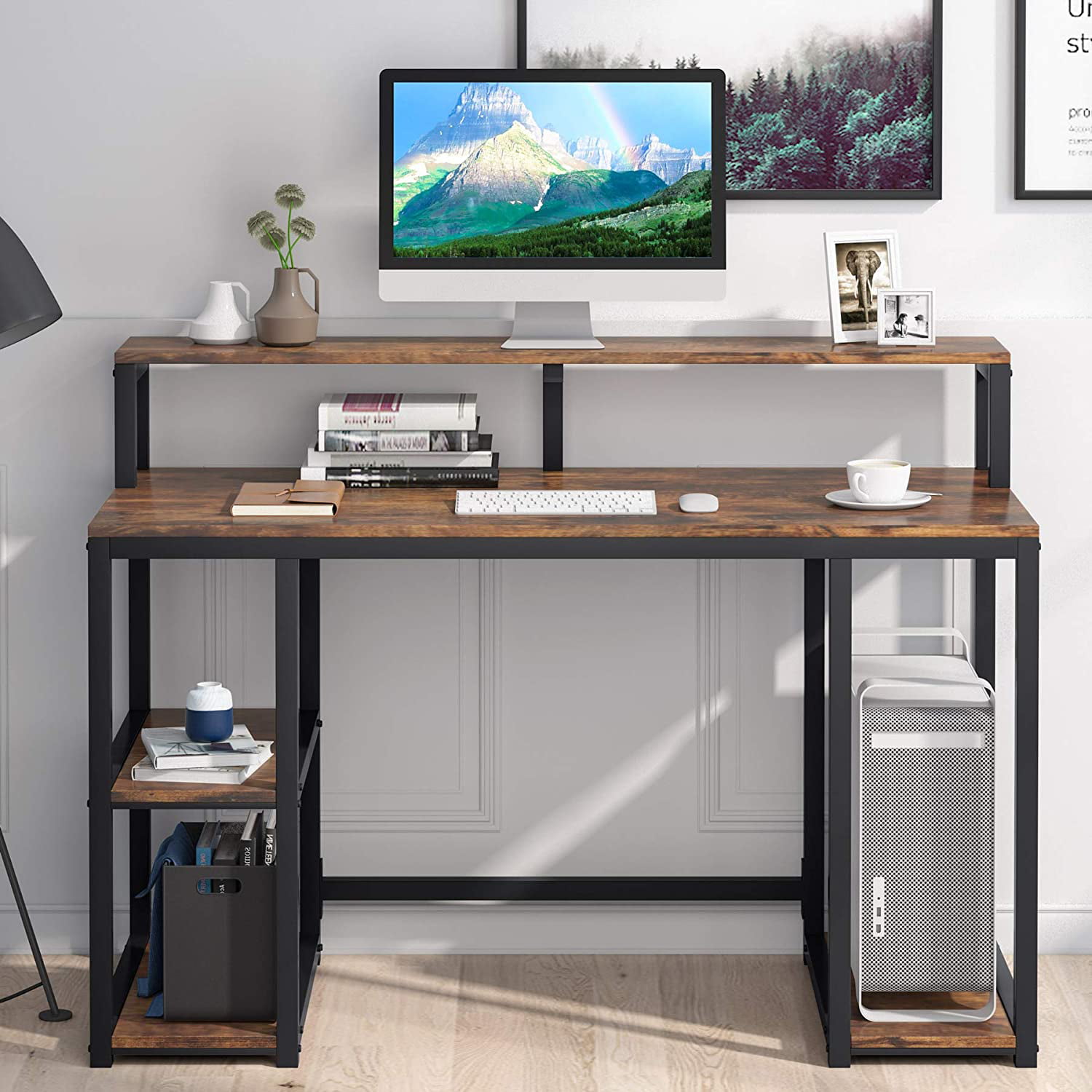 Gaming Desk Top QualityMulti Function Charging Station 32”TVStand Speaker, 