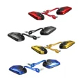thumbnail image 2 of Paire de Rétroviseurs de Moto Universels Design Convexe Réglable Support de Guidon Résistant aux Intempéries, 2 of 7