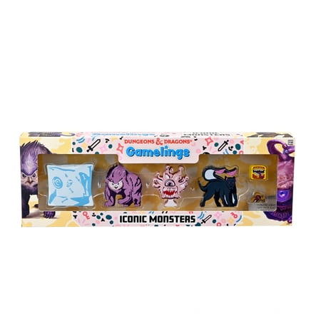 WizKids Dungeons & Dragons Gamelings - ICONIC MONSTERS 6-PACK [Mimic, Owlbear, Beholder +3]