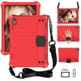 thumbnail image 1 of Kids Case for Lenovo Tab M10 TB-X605F, EVA Cover with Soft Portable Wristband Shockproof Heavy Duty Protection Durable Encasing,with Shoulder Strap for Lenovo Tab M10 TB-X505X/F - Red, 1 of 6