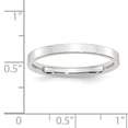 thumbnail image 4 of 14K White Gold 2.5mm Standard Flat Comfort Fit Band Ring Size 14, 4 of 7