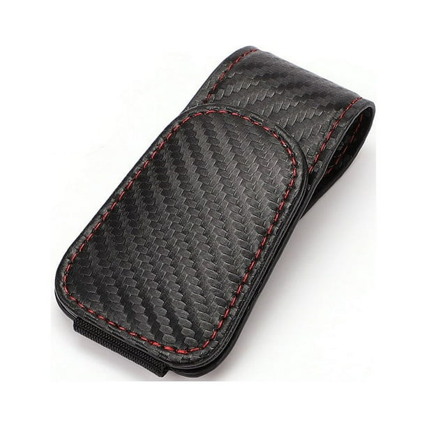 pstuiky Gafas de sol para coche, clip magnético de cuero para gafas de sol para la visera del coche, gafas de sol para la visera del coche, gafas para coche, gafas de sol aptas para visera.