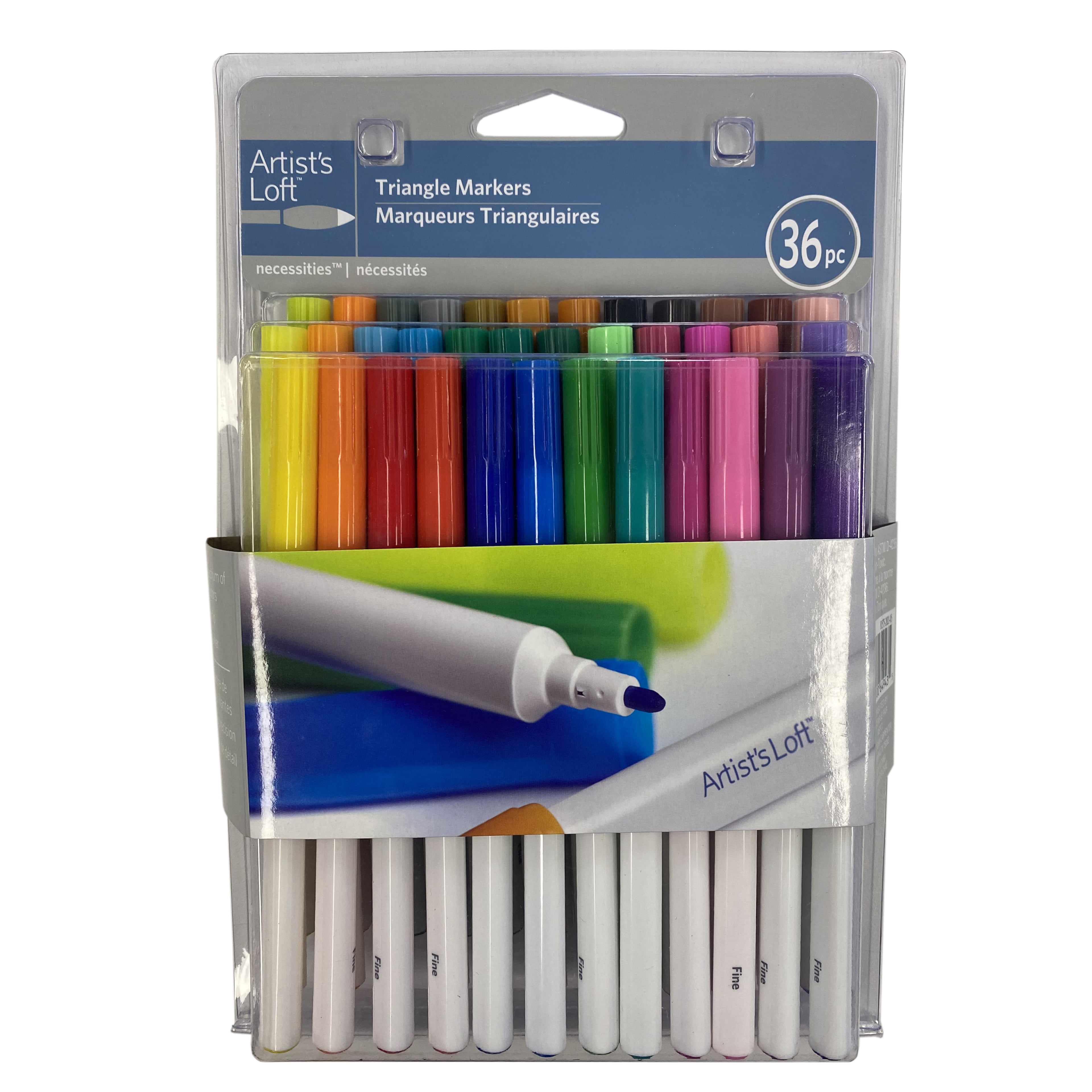 36 Color Triangle Markers Set by Artist's Loft Necessities