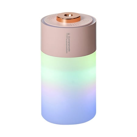 

DTBPRQ Essential Oil Diffuser Portable Air Humidifier Mini Aromatherapy Diffusers 60ml Cool Mist Vaporizer Humidifier with USB 7 LED Light Color Shut-Off for Girls Home Office Bedroom Travel