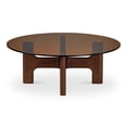 thumbnail image 3 of Moe's Home Collection LUKE Glass Coffee Table Brown Color, 3 of 5