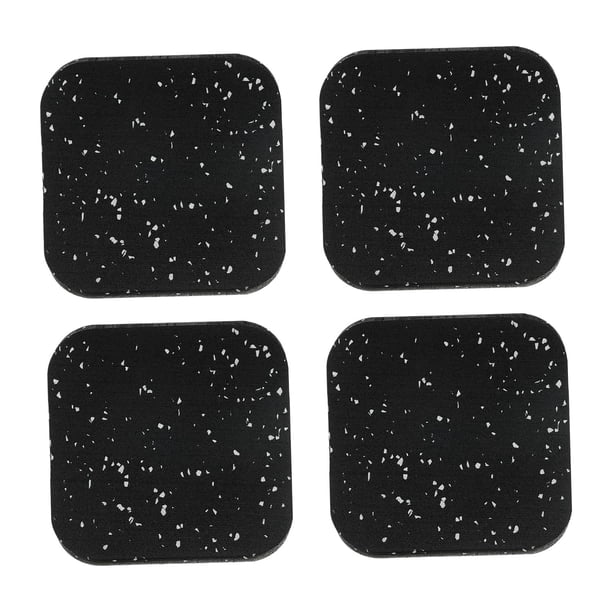 4 alfombrillas antivibración para cinta de correr, gruesas, multifunción, almohadillas de goma para de ejercicio, para máquina elíptica y