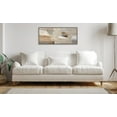 thumbnail image 6 of Kate and Laurel Sylvie Contemporary Neutral Textured Abstract Framed Canvas Wall Art by The Creative Bunch Studio, 18x40 Gray, Natural Modern Abstract Art for Wall, 6 of 7