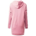thumbnail image 3 of MixMatchy Women's Casual Oversized Long Sleeve Fleece Hoodie Sweatshirts Loose Hooded Pullover Tunic (S~3X), 3 of 5