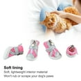 thumbnail image 4 of 4 Pcs Dogs Paws Booties, Breathable Dog Booties Paw Protector Pet Dog Shoes with Non Slip Sole Comfortable Ventilation Cat Paw Protective Cover for Hot Pavement, 4 of 8