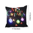 thumbnail image 3 of Hometravel LED Christmas Pillow, Two Mode Switching Flash and Steady Light, Printed Design Sofa Cushion, Holiday Gift for Home Decor, Festive Atmosphere, 3 of 6