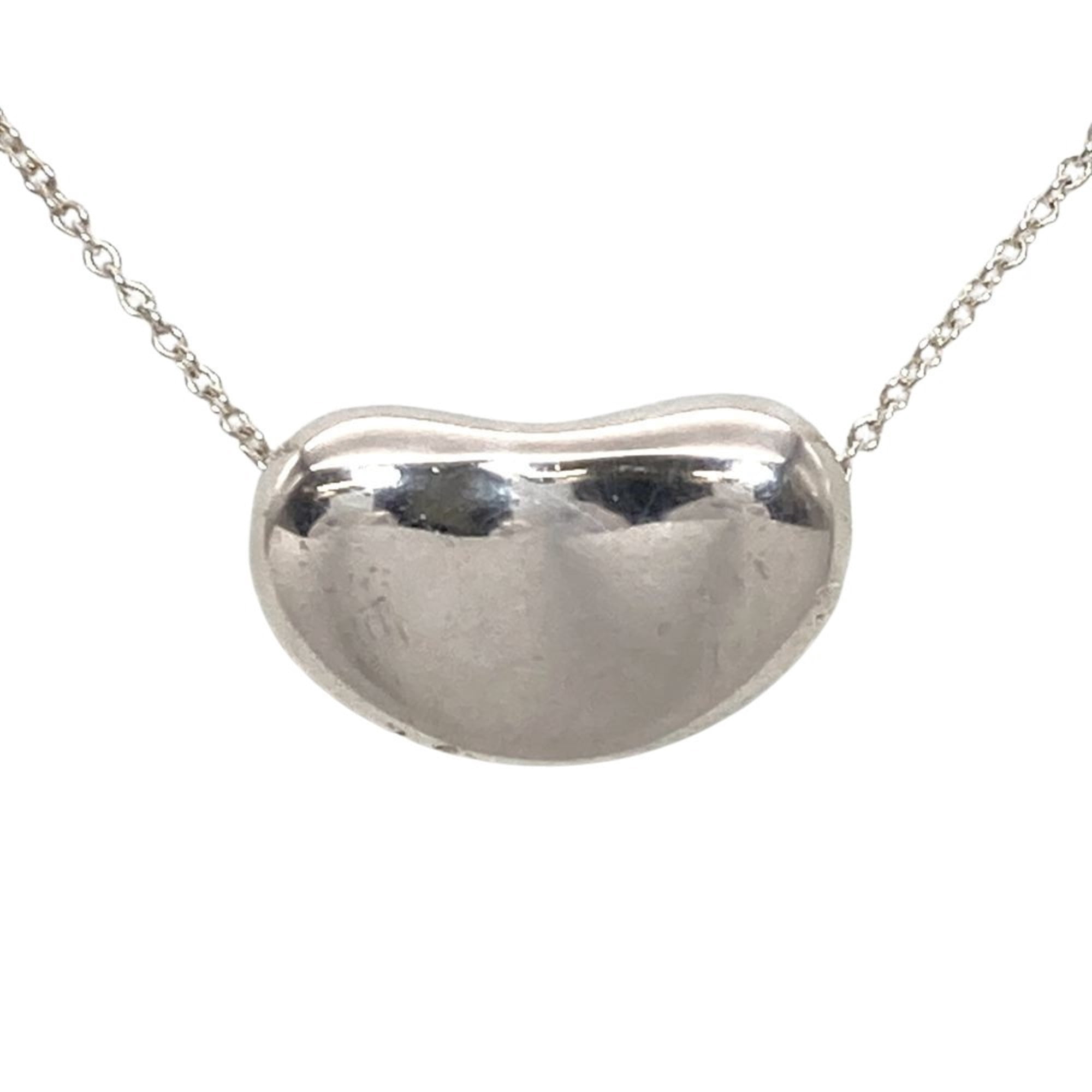 Tiffany Silver Bean Necklace