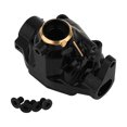 thumbnail image 2 of Brass Black Coating Front Axle Center 3rd Member Housing with Diff Cover For Crawler Axial 1/10 SCX10 PRO Upgrade Parts, 2 of 4