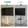 thumbnail image 5 of FITUEYES Modern Rolling TV Stand with Wheels for 32 - 65 inch TVs,Mobile TV Stand TV Cart with Power Outlets,White, 5 of 10