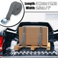 thumbnail image 2 of 2pcs 9.8ft Cargo Tie Down Straps Lashing Straps Travel Luggage Strap Adjustable with Cam Lock Buckle for Car Truck Gray, 2 of 6