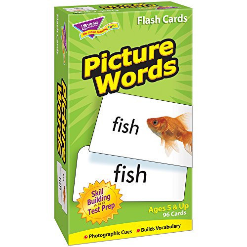 Tarjetas de memoria flash de palabras de imagen Trend Enterprises. 786285300492