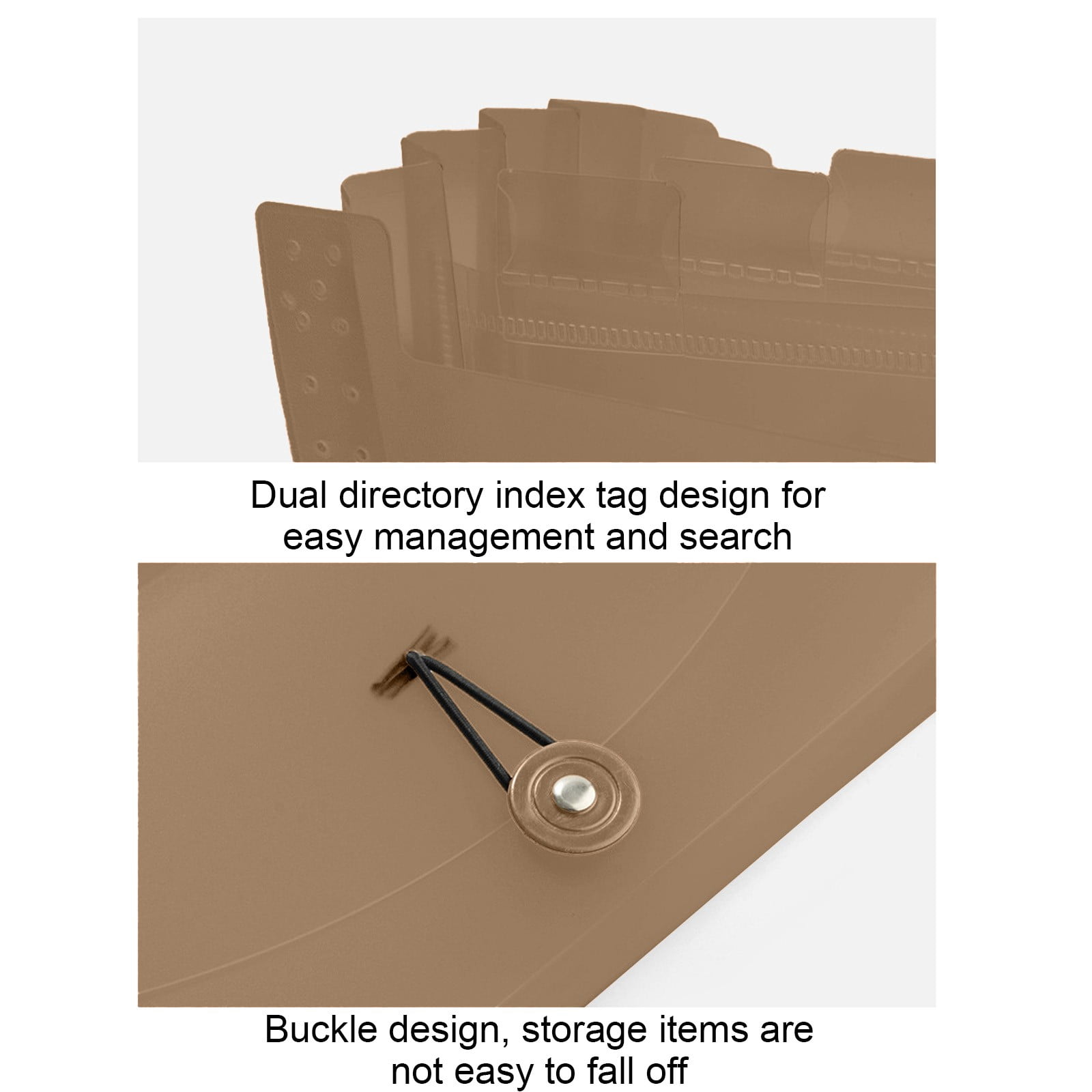 Specollect 5Pcs Expanding File Folder - Small Accordion File Folder Expandable Card Ticket Holder File Storage Folder Check Bill File Folder Plastic Business Document Organizer Wallet Case