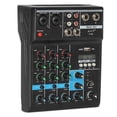 thumbnail image 2 of Professional 4 Channel Bluetooth Mixer Audio Mixing DJ Console with Reverb Effect for Home Karaoke U, 2 of 5