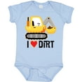 thumbnail image 3 of Inktastic Construction Truck I Love Dirt Boys or Girls Baby Bodysuit, 3 of 5