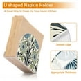 thumbnail image 5 of Yayeee Napkin Holder for Table Kitchen Paper Tissue Organization, Blue Floral Pattern, 5 of 8