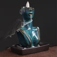 thumbnail image 4 of Desktop Ornament Statue Backflow Incense Burner for Home Decoration Beauty Tan Craftsmanship Functional, 4 of 8