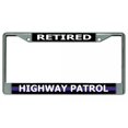 thumbnail image 1 of Cadre de Plaque d'Immatriculation Chrome pour Patrouille Autoroute Retraitée, 1 of 1